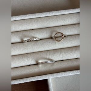 Sterling Silver and Gold Ring